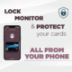 Lock Monitor & protect your cards all from yur phone